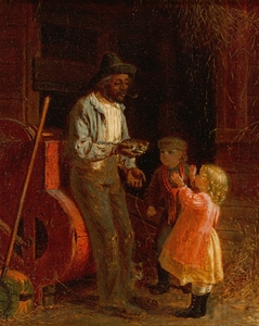 The Kitten [1873] by Thomas Waterman Wood [1823–1903]